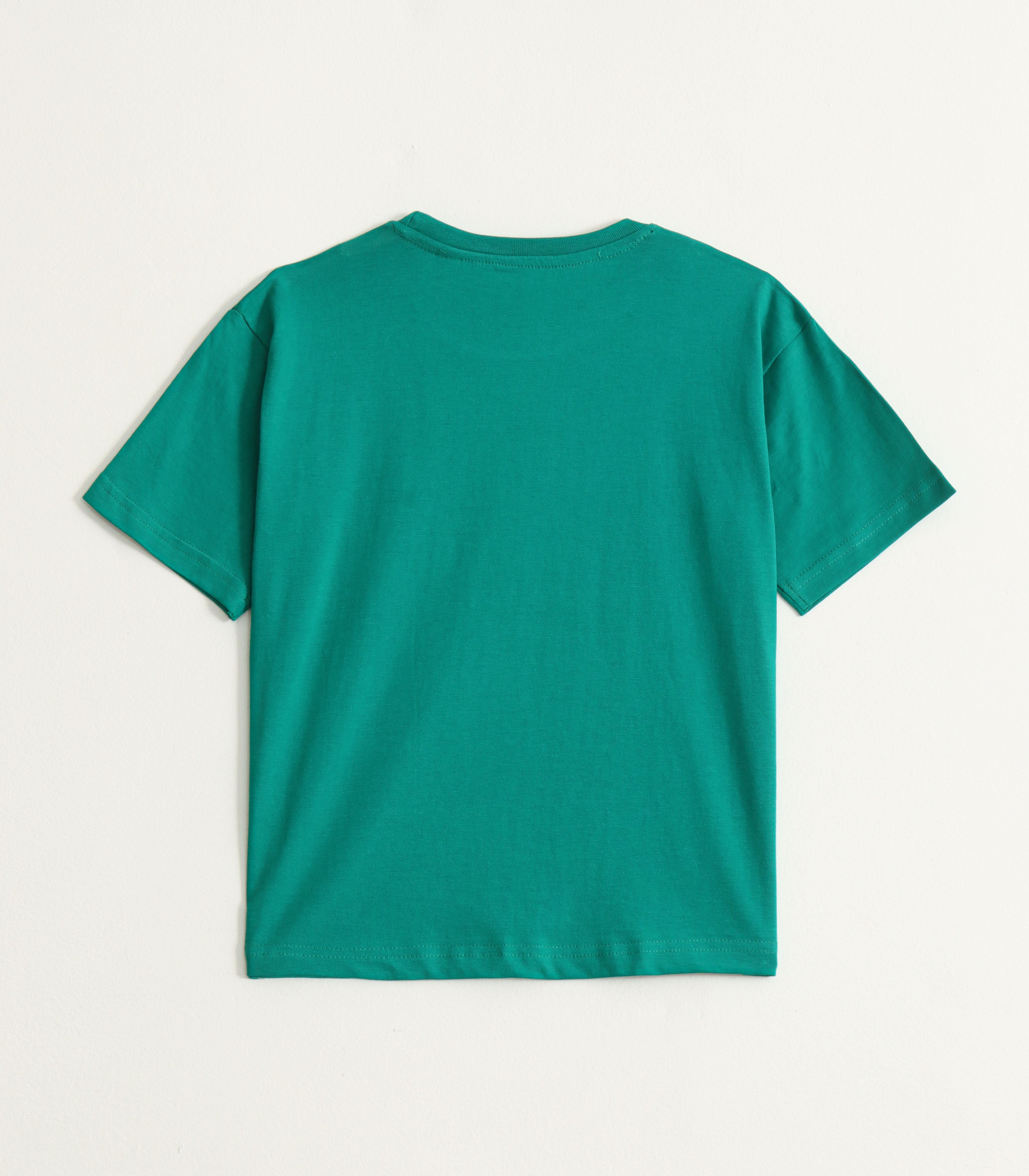 Teal Green Garfield Graphic Kids T-Shirt