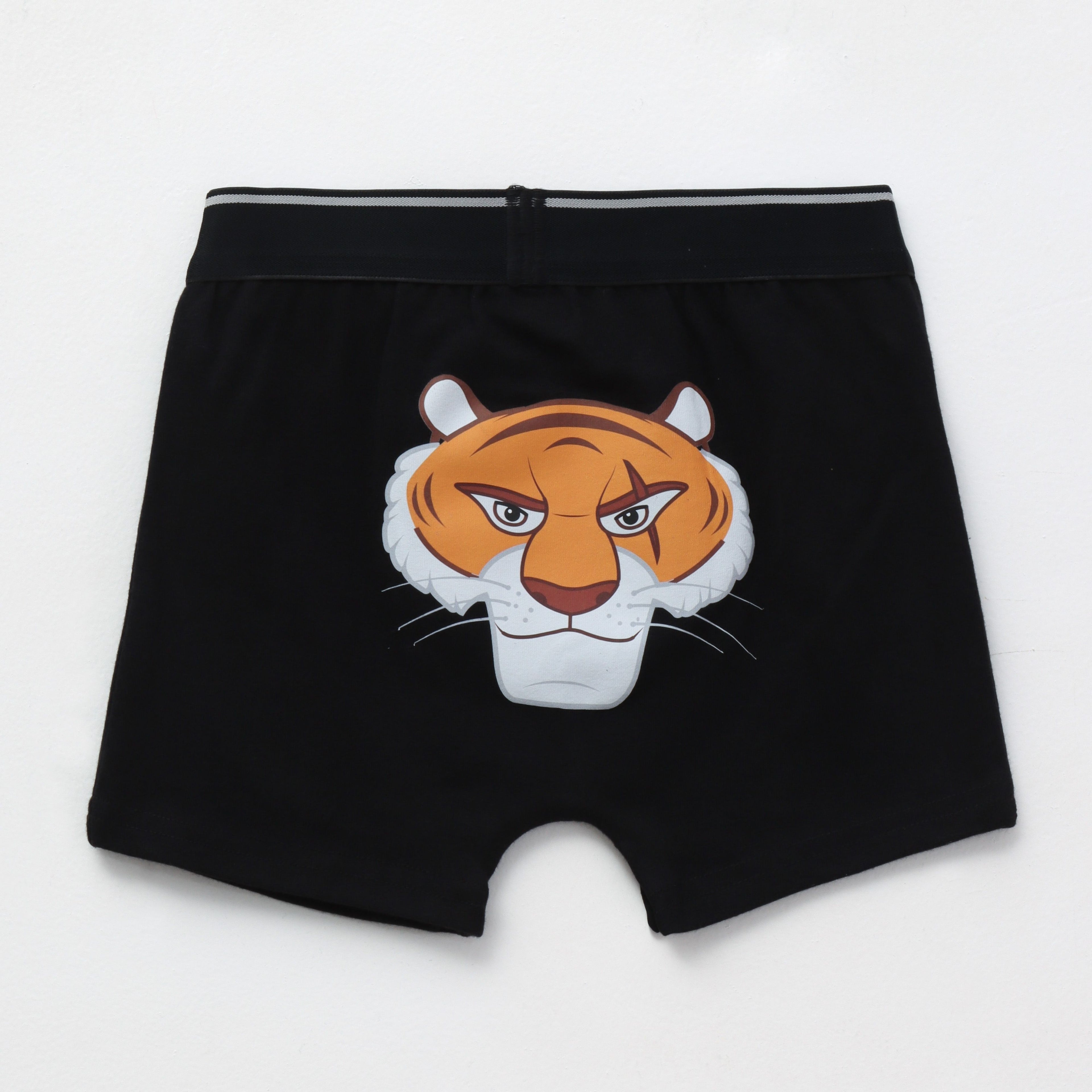Tiger_Face_Cartoon_Kids_Trunks