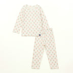Mini Floral Print Kids Full Sleeve T-Shirt & Pyjama Set