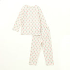 Mini Floral Print Kids Full Sleeve T-Shirt & Pyjama Set
