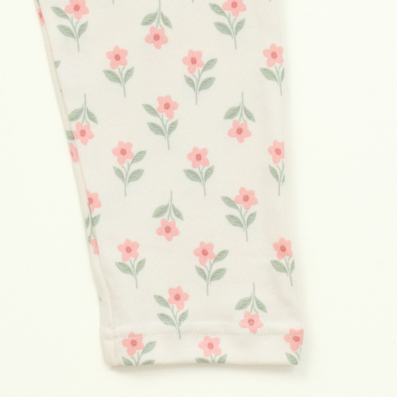 Mini Floral Print Kids Full Sleeve T-Shirt & Pyjama Set