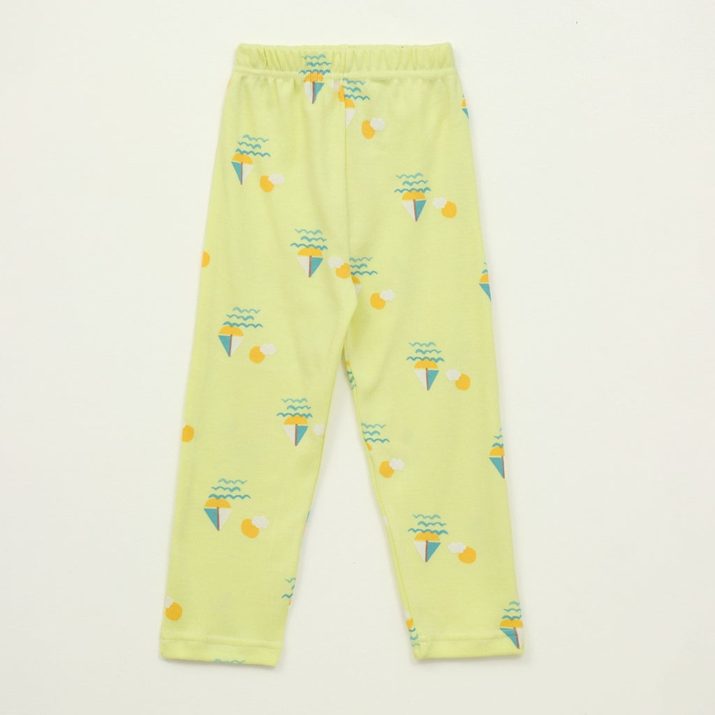 Sunny Sailboat Print Kids Full Sleeve T-Shirt & Pyjama Set