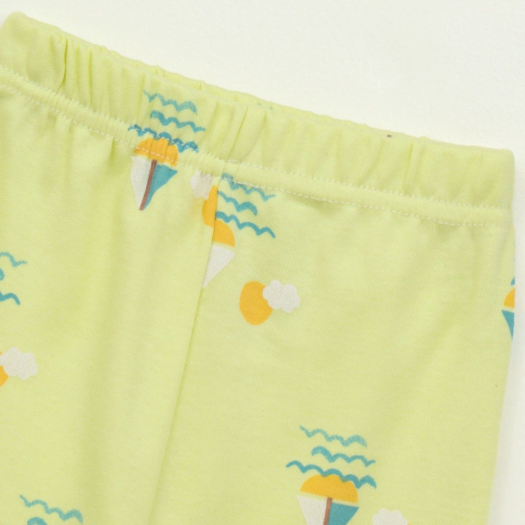 Sunny Sailboat Print Kids Full Sleeve T-Shirt & Pyjama Set