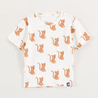 White Safari Cheetah Print Kids Co-Ord Set