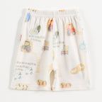 Off White Farm Animal & Tractor Print Kids Co-Ord Set