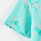 Mint Green Rocket & Space Ship Print Kids Co-Ord Set