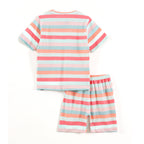 Pastel Multi Color Striped Kids Co-Ord Set