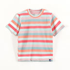 Pastel Multi Color Striped Kids Co-Ord Set