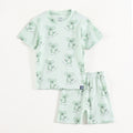 Mint Green Koala Print Kids Co-Ord Set