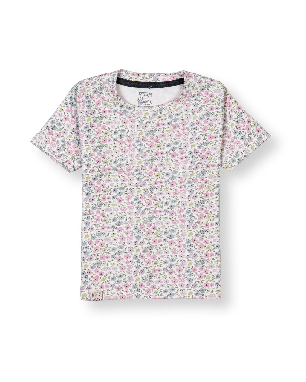 Floral Printed Kids Tshirt