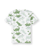 Green Dinos Kids Tshirt