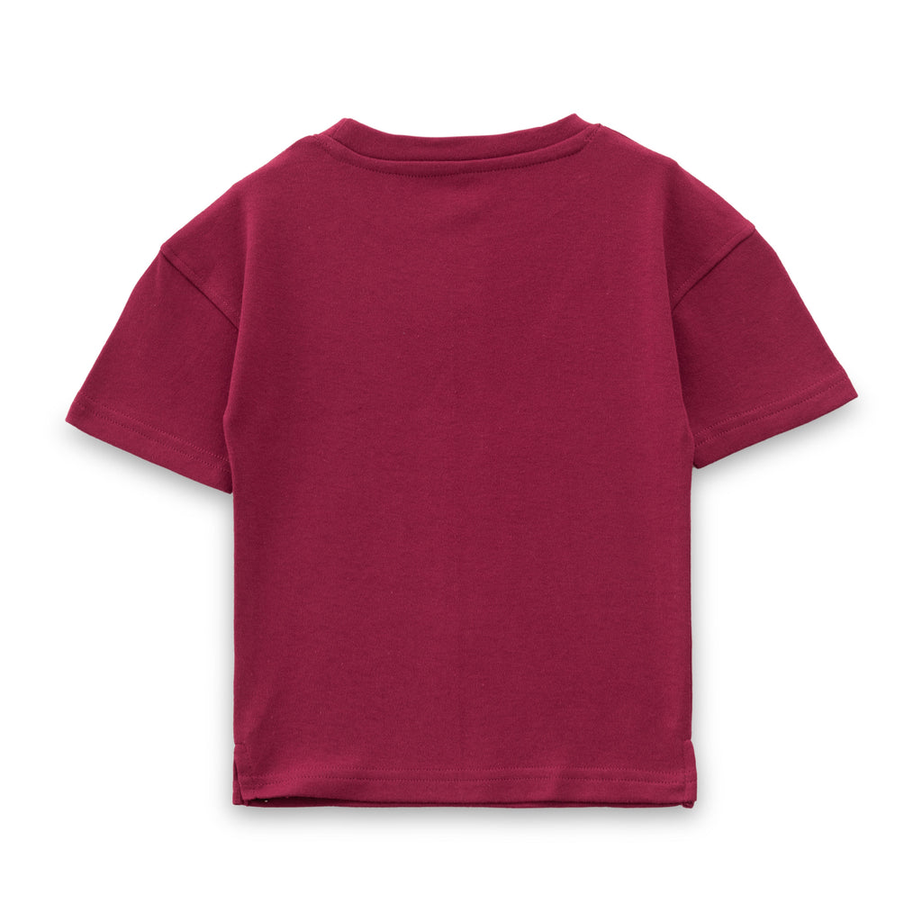 Happy Vibes Cartoon Printed Kids T-Shirt