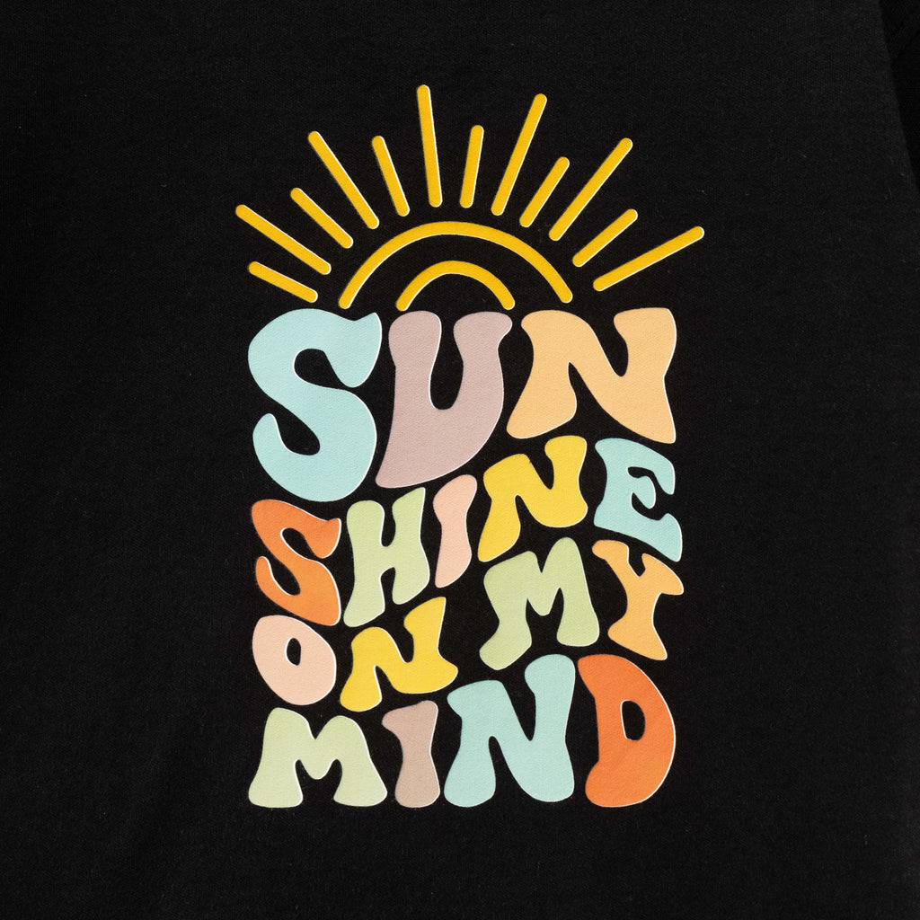 Sunshine On My Mind Typography Kids T-Shirt
