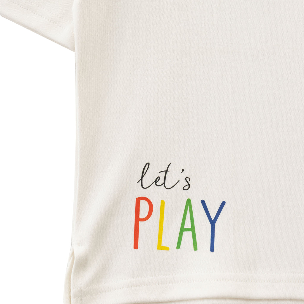 Lets Play Minimal Printed Kids Tshirt