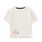 Lets Play Minimal Printed Kids Tshirt