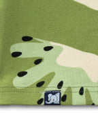 Kiwi Fruits Splash Printed Green Kids T-shirt