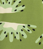 Kiwi Fruits Splash Printed Green Kids T-shirt