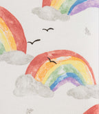 Rainbows Printed White Kids T-shirt