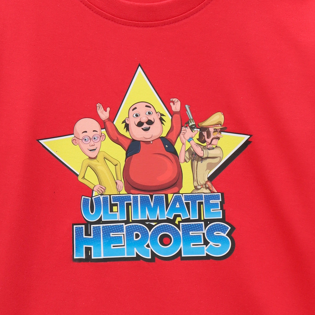 Ultimate Heroes Action Kids T-Shirt – Motu Patlu