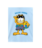 Vacay Vibes Sunglasses Garfield Beach Graphic T-Shirt