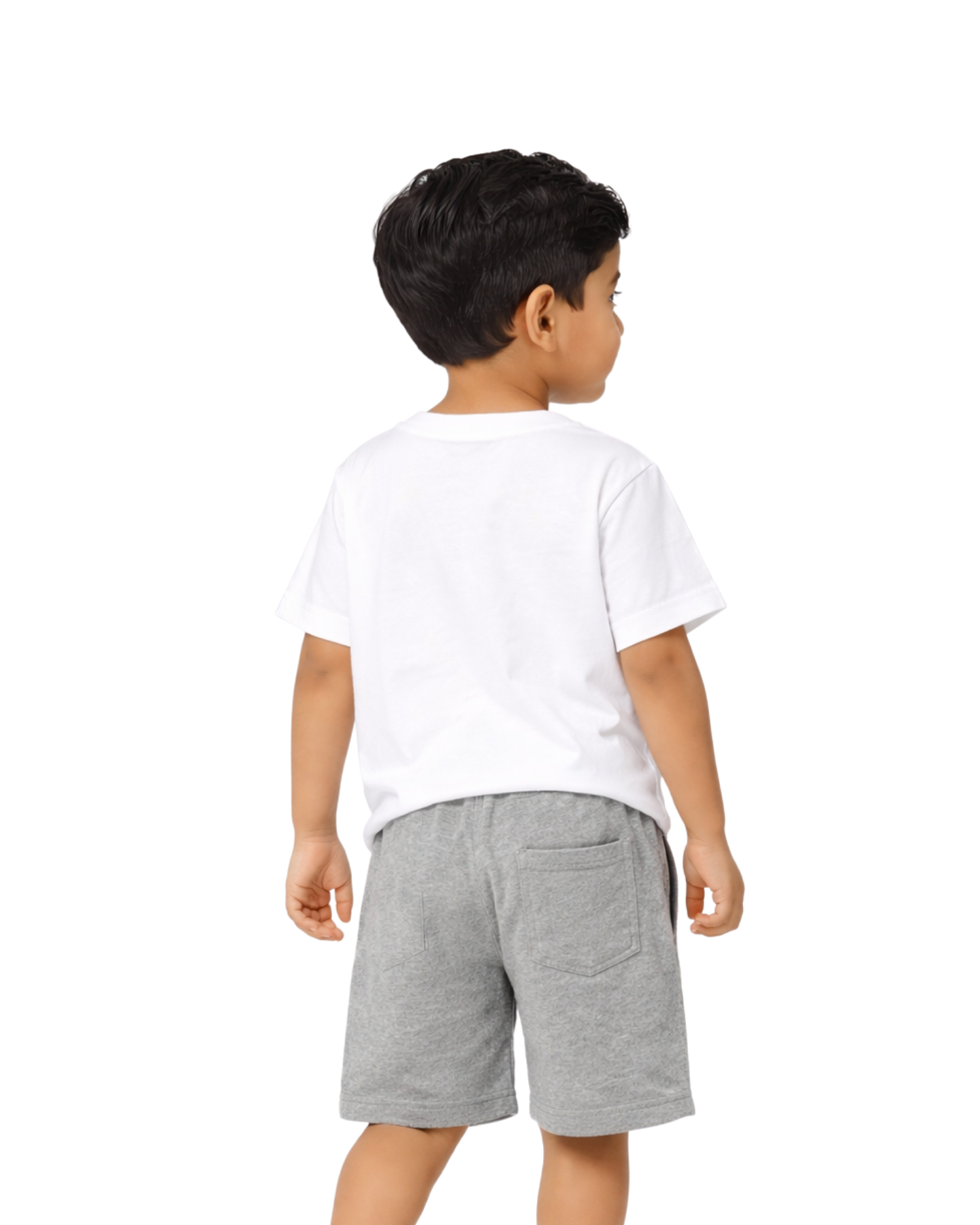 White Michelangelo Ninja Turtles Kids T- Shirt and Shorts Set