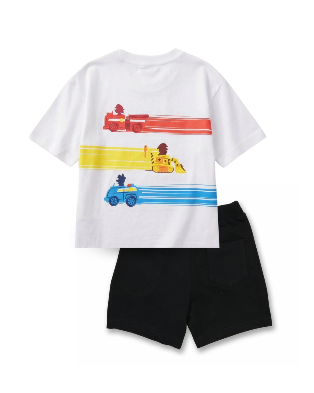 White Paw Patrol “Ready to Action” Kids T- Shirt and Shorts Set