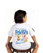White SpongeBob “BFF” Kids T- Shirt and Shorts Set