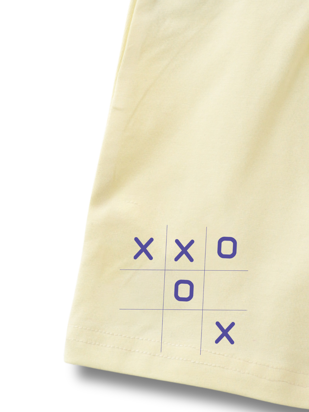 Yellow Garfield Tic-Tac-Toe Play Action Kids Trunks