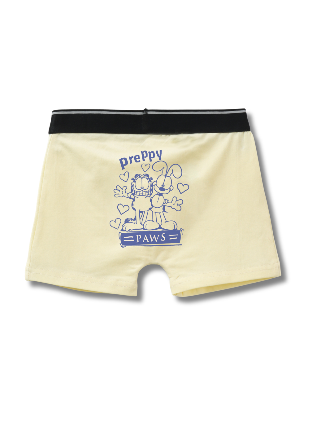 Yellow Preppy Paws Cartoon Kids Trunks – Garfield