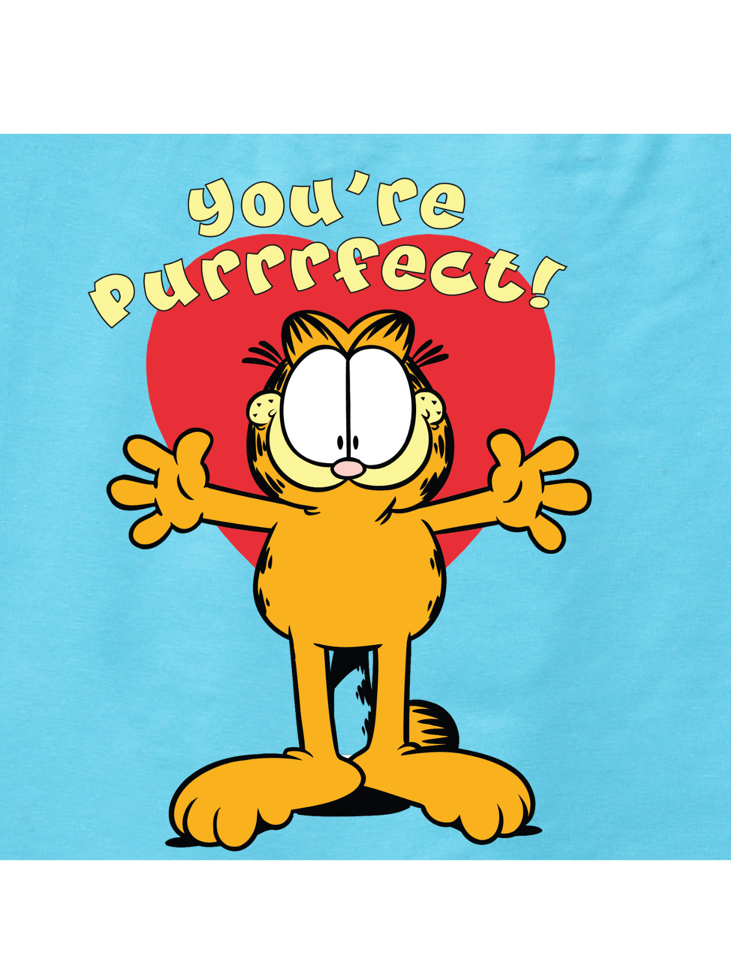 Garfield Hugging Teddy Love Action  Kids Trunks
