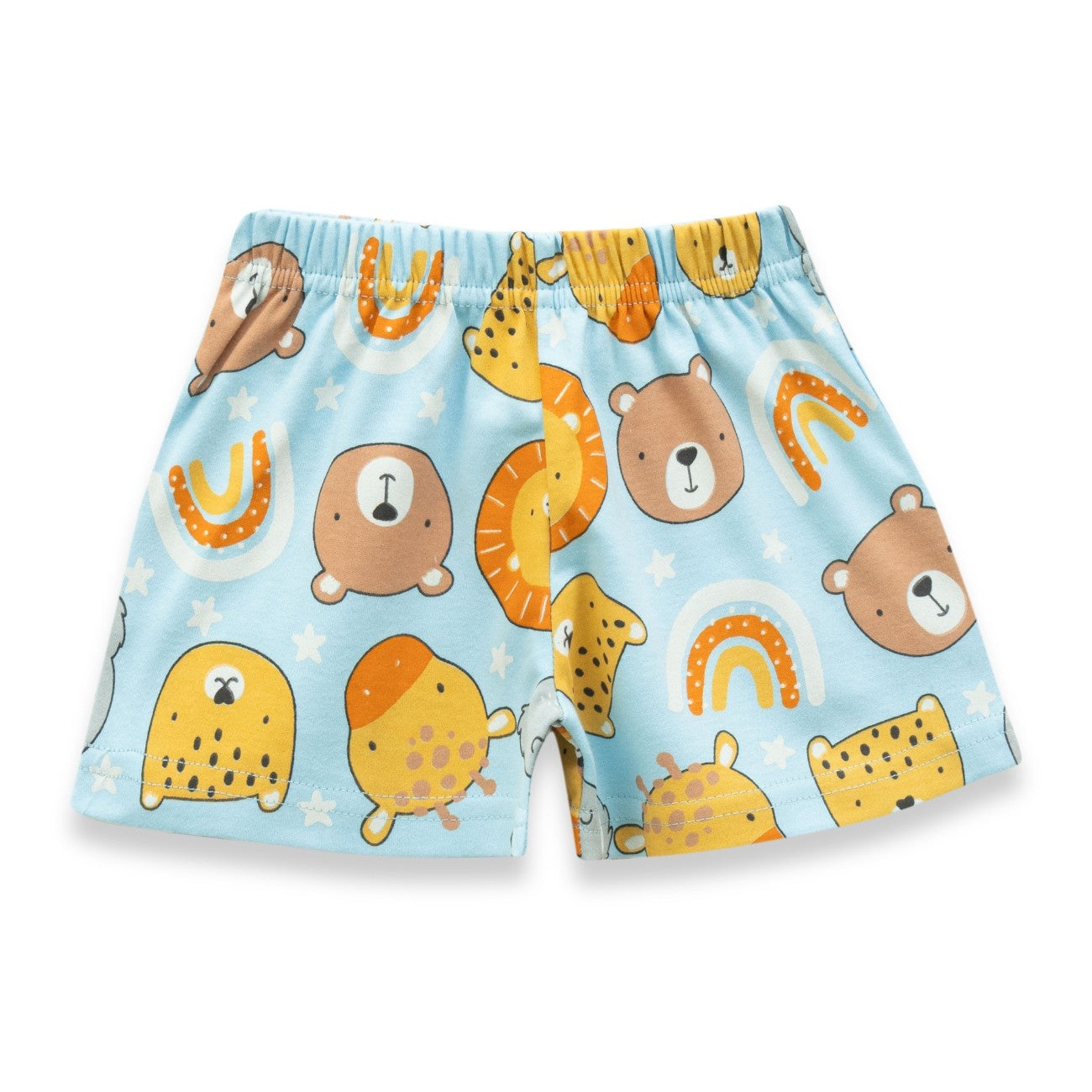 forest animals printed baby co-ord set shorts