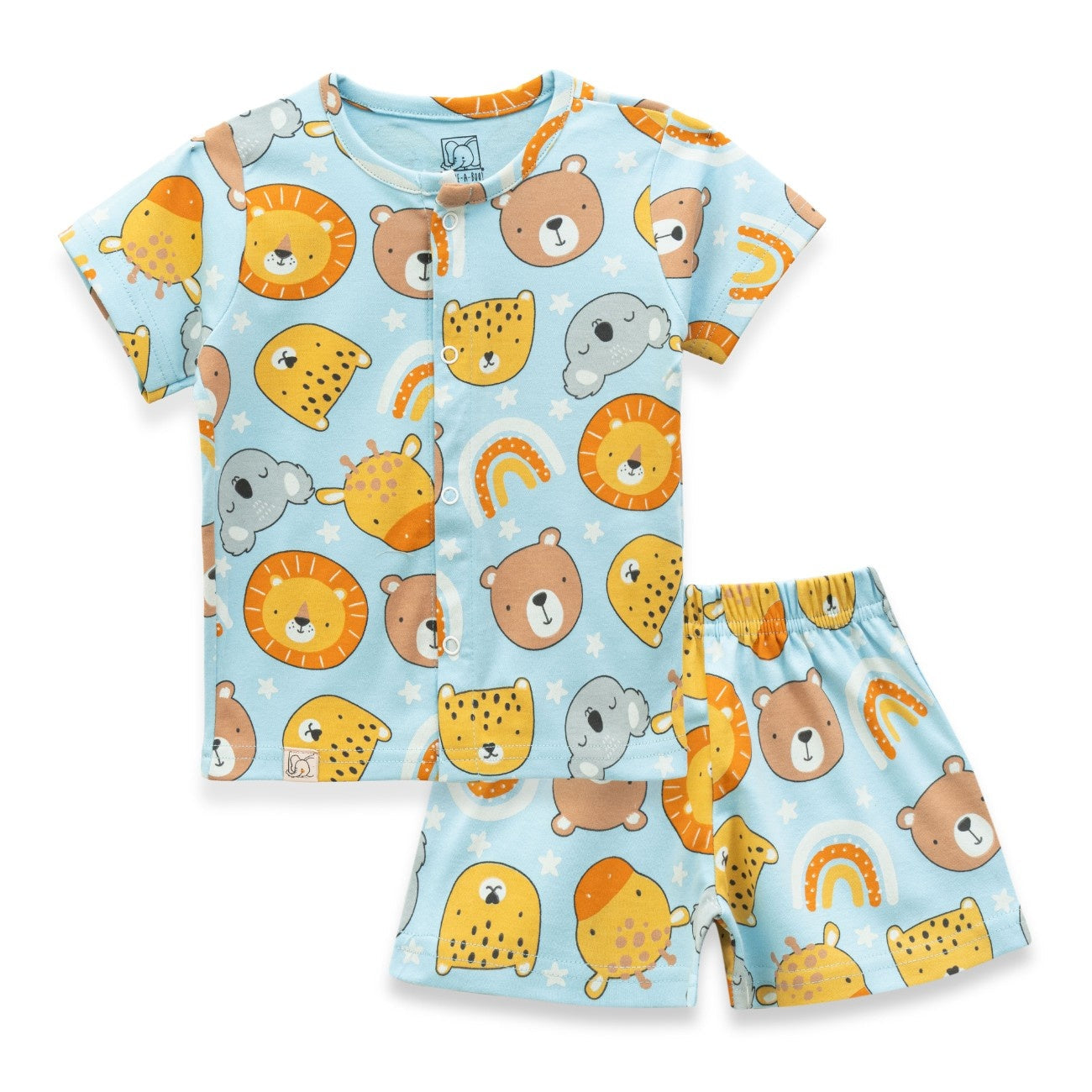 forest animals printed baby co-ord set