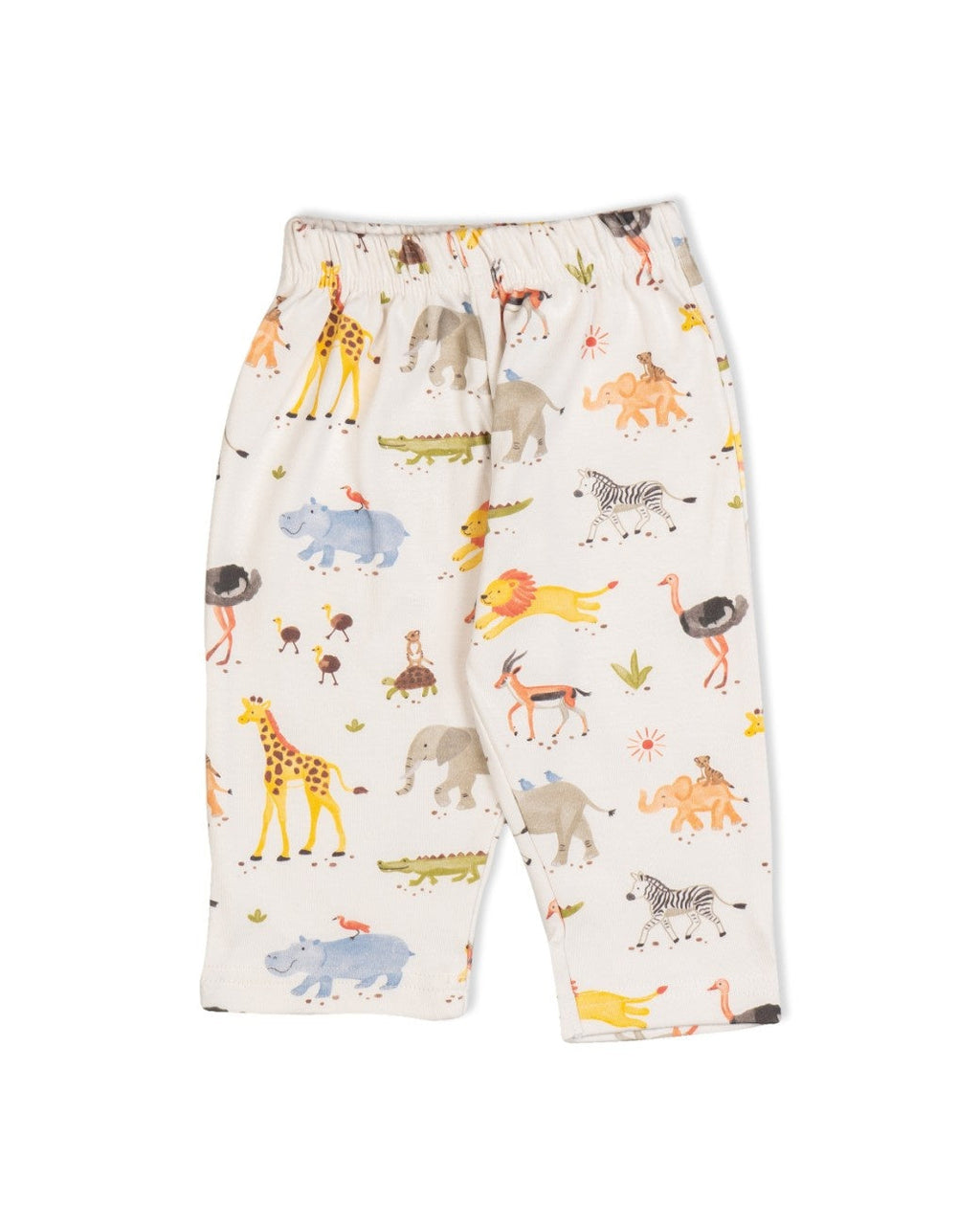 jungle animals printed baby pyjama pant set