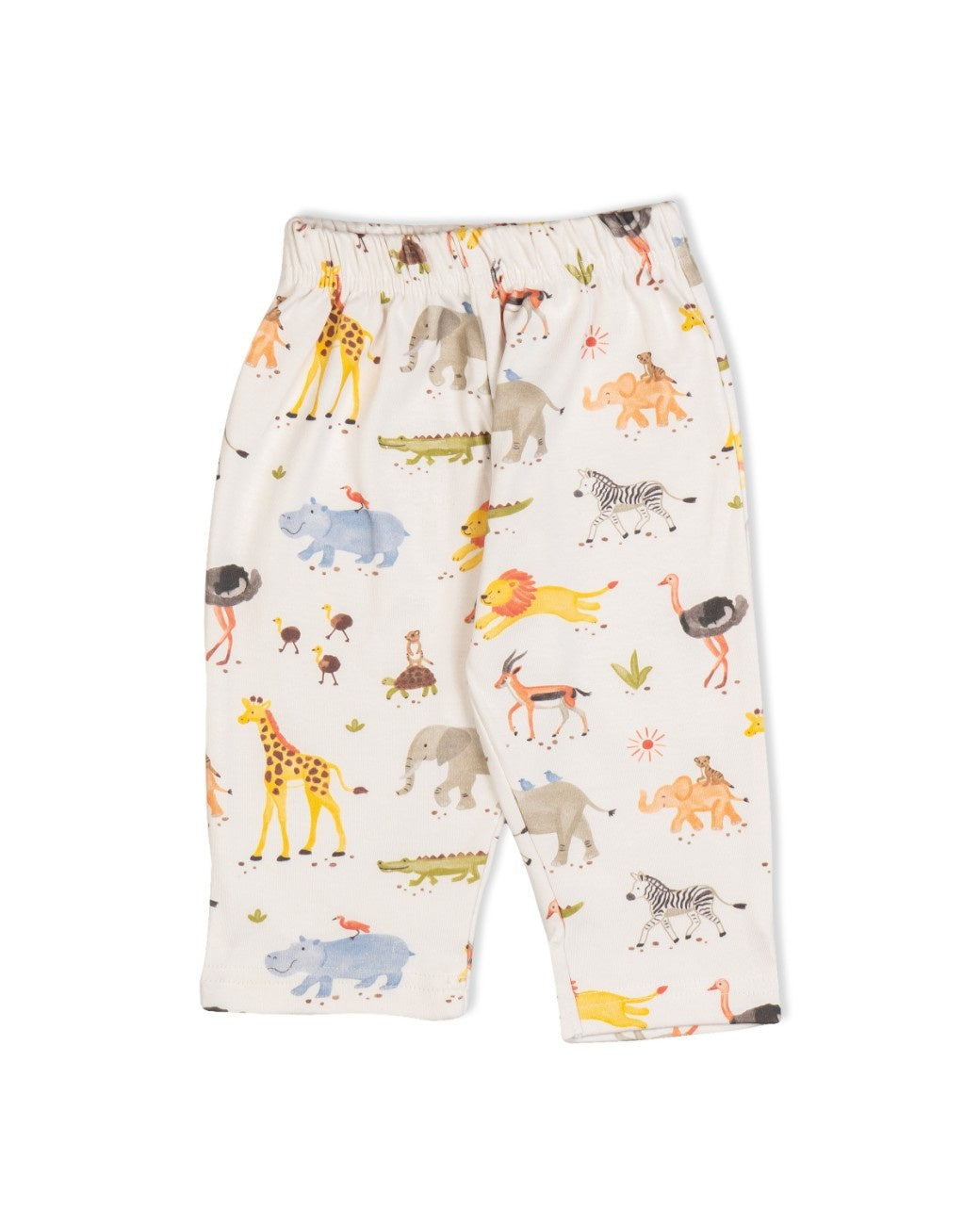 jungle animals printed baby pyjama pant set