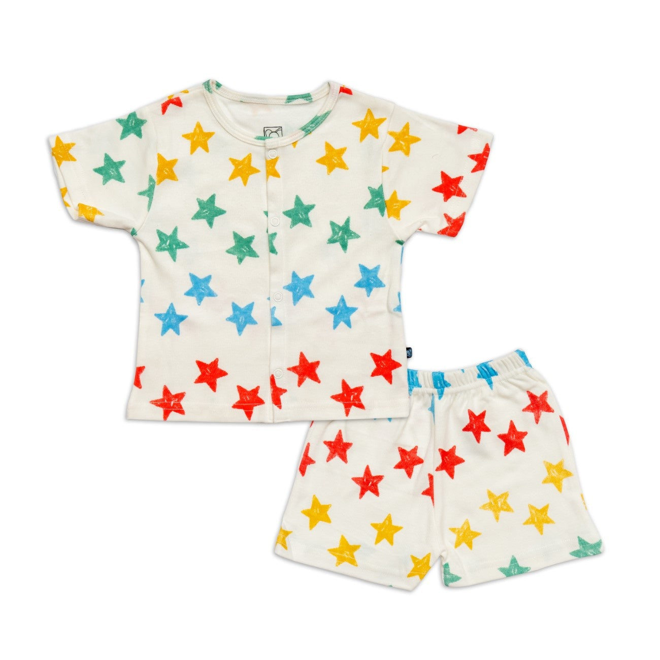 star printed baby clothing set
