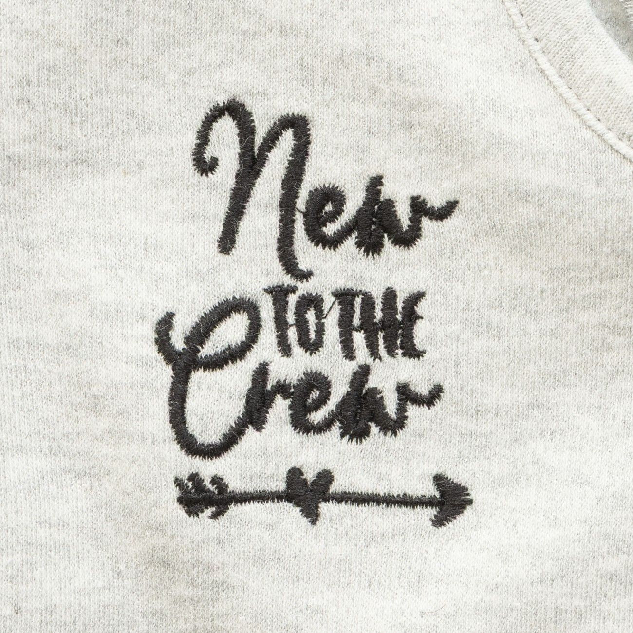 embroidry cotton baby clothing set closeup