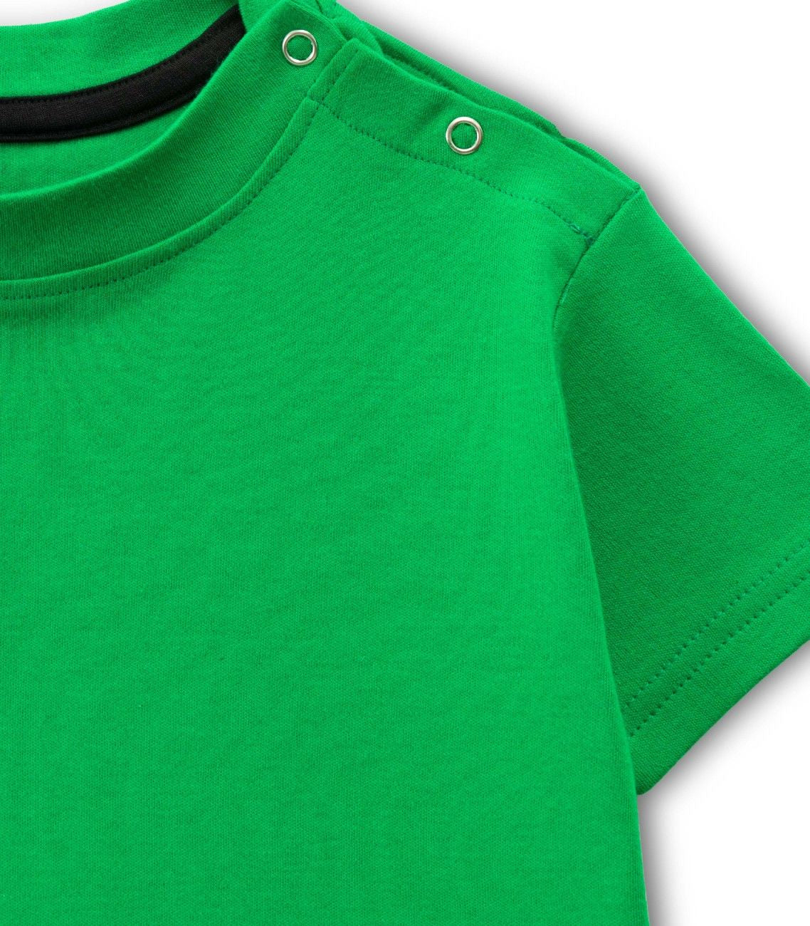 Solid Green Cotton Baby night suit set