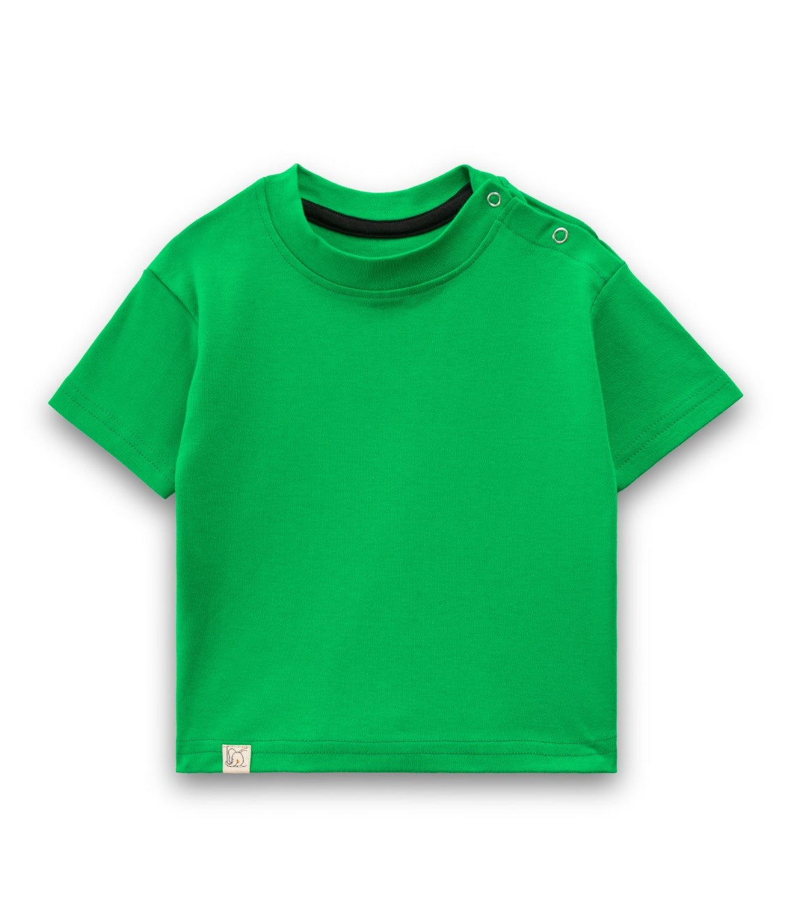 Solid Green Cotton Baby night dress