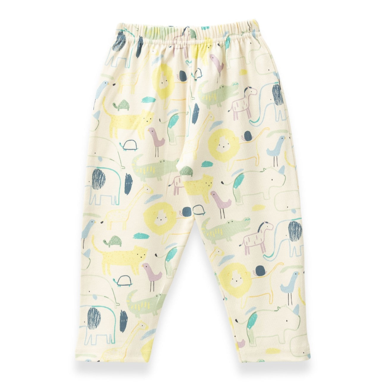 sketchy animals printed baby pyjama pant