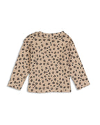 cheetah printed full sleeve baby pyjama set back