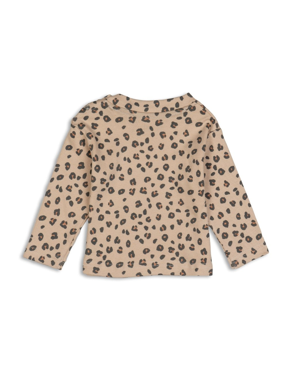 cheetah printed full sleeve baby pyjama set back
