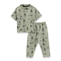 jelly fish printed cotton baby pyjama set