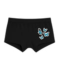 Butterfly Printed Black Panty for Girls