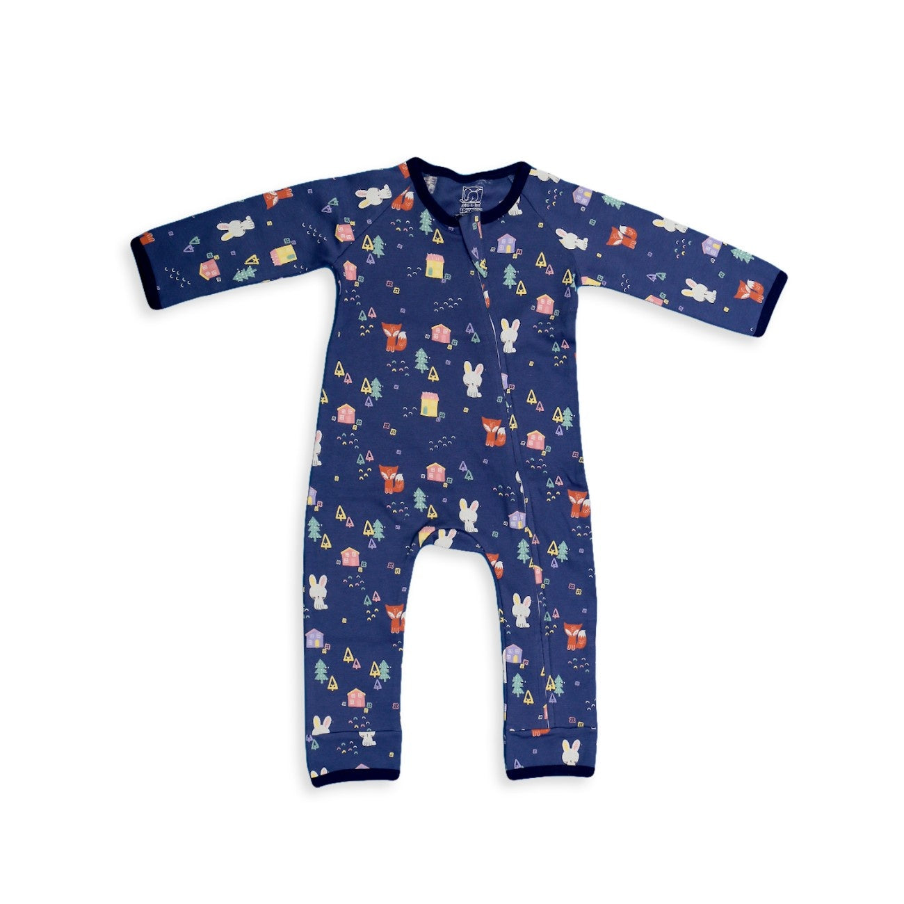 fox printed baby cotton night dress 