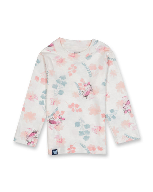 floral printed kids full sleeve tshirt