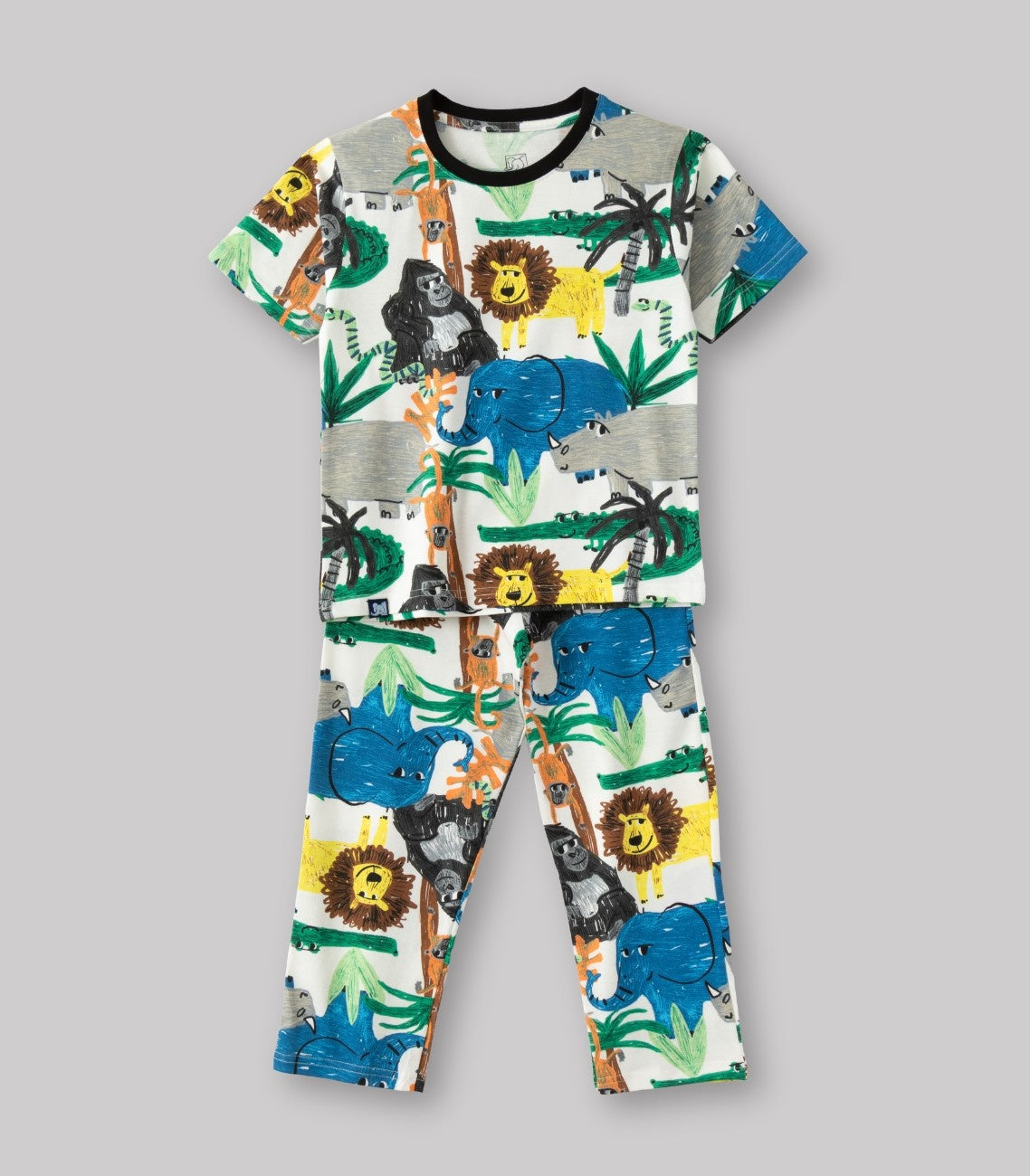 trendy animals kids clothing set 