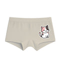 Kitty Printed Brown Panty for Girls