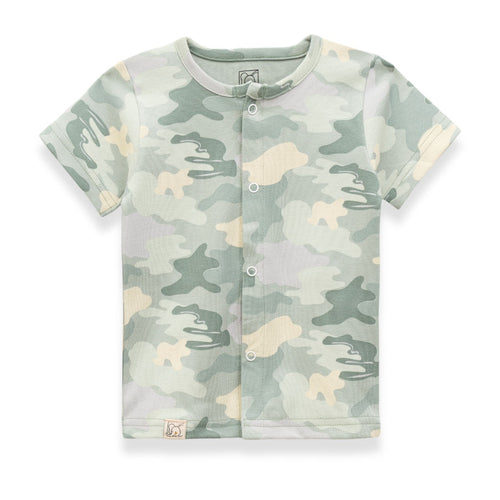 camouflage printed baby clothes cotton set