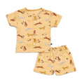 cheetah printed cotton baby clothing set 