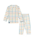 checked kids full sleeve kids pyjama set 